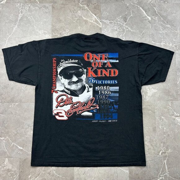 Vintage Dale Earnhardt Graphic Tee Mens XL Short Sleeve One of a Kind Nascar - Picture 1 of 11